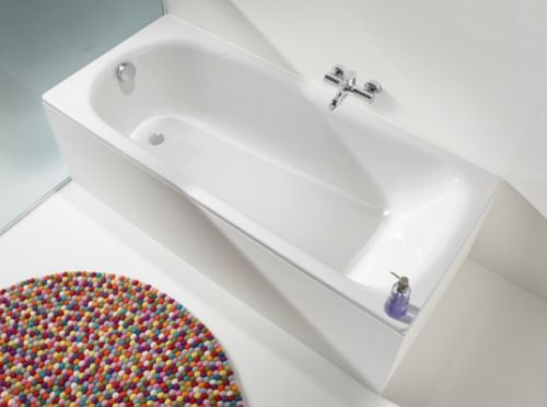 Стальная ванна Kaldwei SANIFORM PLUS Mod.373-1, размер 1700*750*410, Easy clean, alpine white, без ножек Kaldewei в Новороссийске