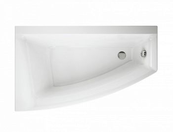 Cersanit VIRGO MAX Асимметричная акриловая ванна 150x90, левосторонняя, без ножек в Новороссийске