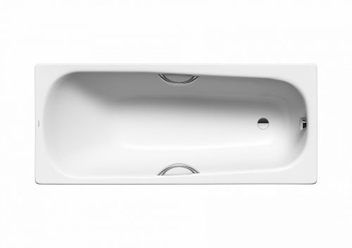 Стальная ванна Kaldewei SANIFORM PLUS STAR Mod. 336, 1700*750*410, Easy clean, alpine white, без ножек, с отверстиями для ручек в Новороссийске
