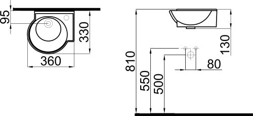 Рукомойник STWORKI 36 K0201-0365 R в Новороссийске